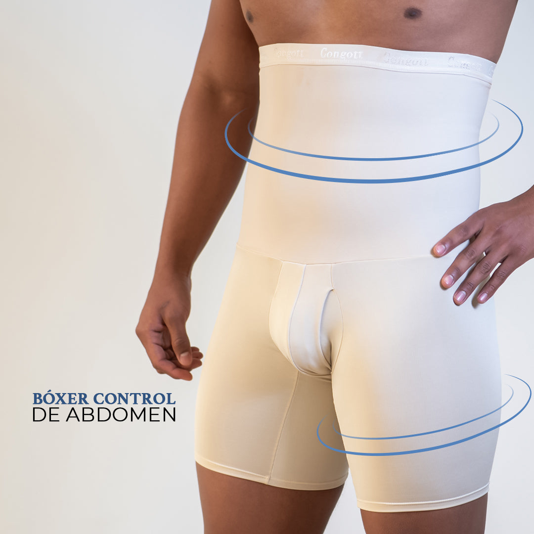 Bóxer de Control Abdominal para Hombre – Comodidad, Estilo y Moldeo Diario
