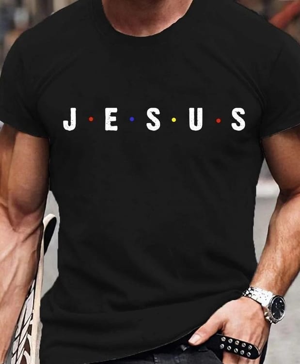 CAMISETA JESUS PUNTOS / HOMBRE