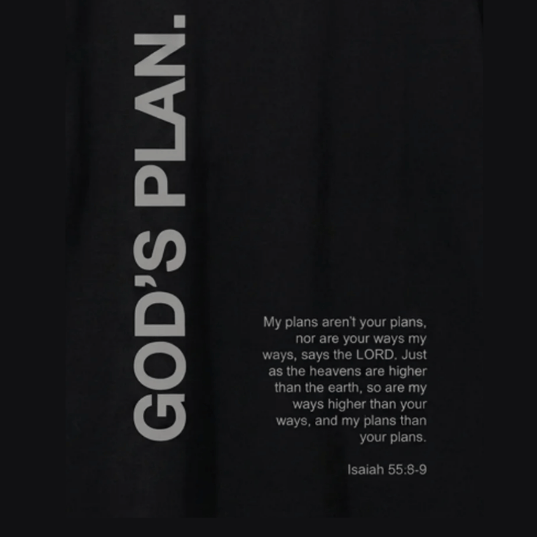Tshirt oversized-NEGRO GOD IS PLAN / HOMBRE