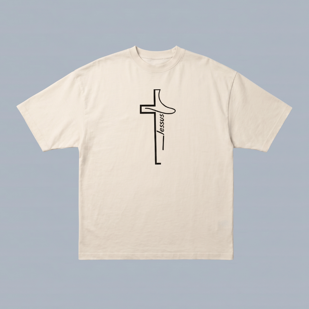 Tshirt oversized- CAMEL CRUZ JESUS / HOMBRE