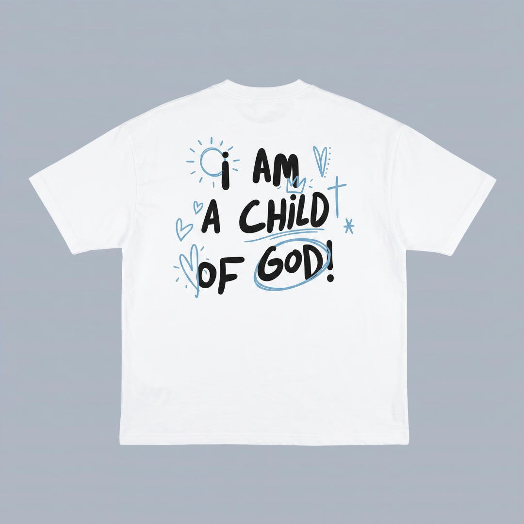 Tshirt oversized  I AM A CHiLDT OF GOD! / MUJER
