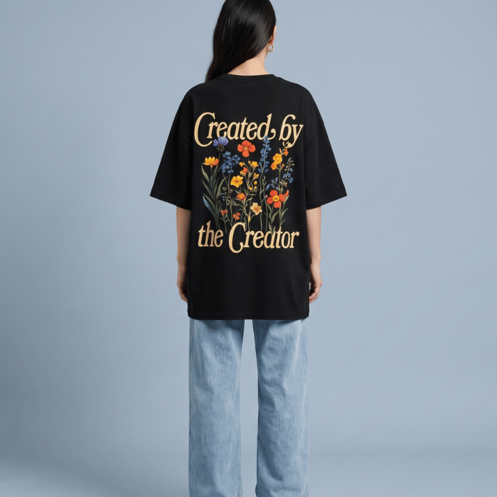 Tshirt oversized Created, by the Creditor / MUJER