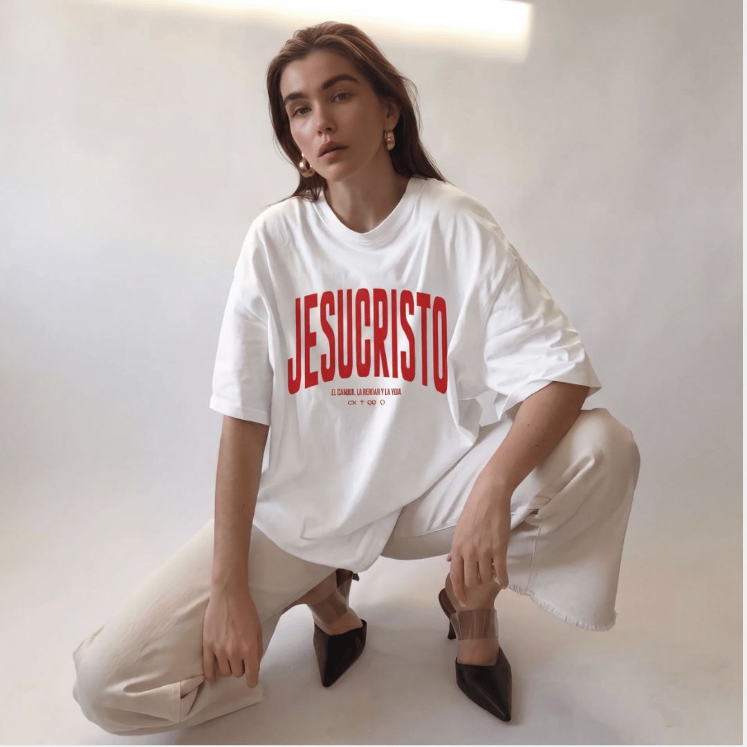 Tshirt oversized  JESUCRISTO / MUJER