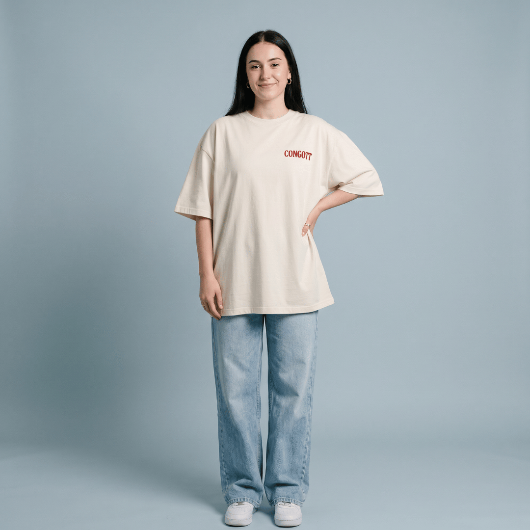 Tshirt oversized UPREAD THE LONE JESUS / MUJER