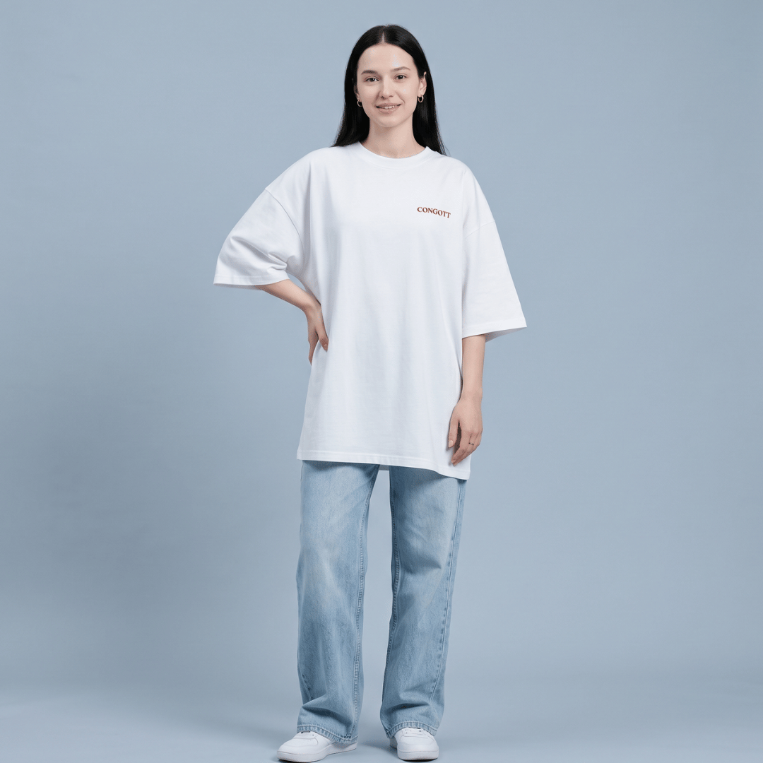 Tshirt oversized LOVE LIKE JESUS / MUJER