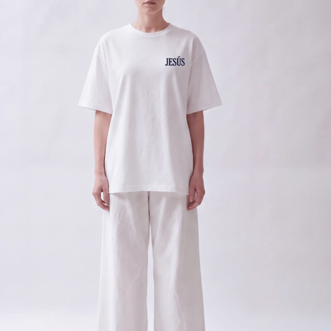 Tshirt oversized  JESUS LUKE 5:32 / MUJER