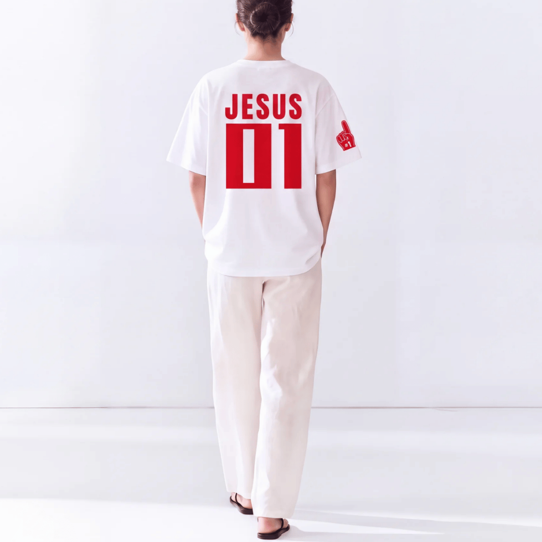 Tshirt oversized  JESUS 01 / MUJER