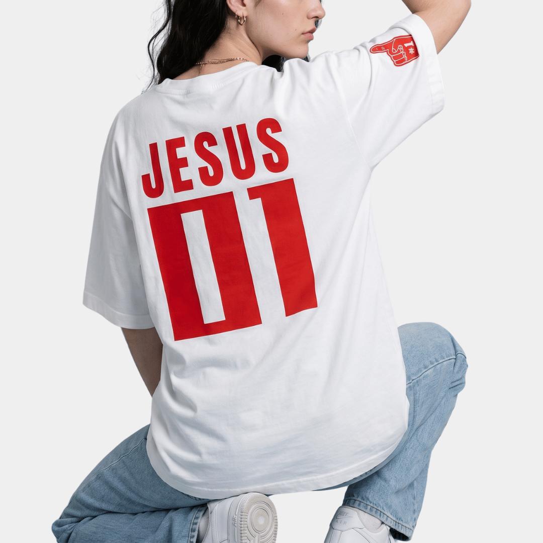 Tshirt oversized  JESUS 01 / MUJER