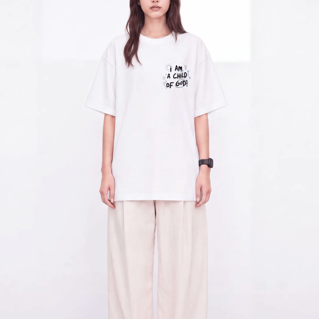 Tshirt oversized  I AM A CHiLDT OF GOD! / MUJER