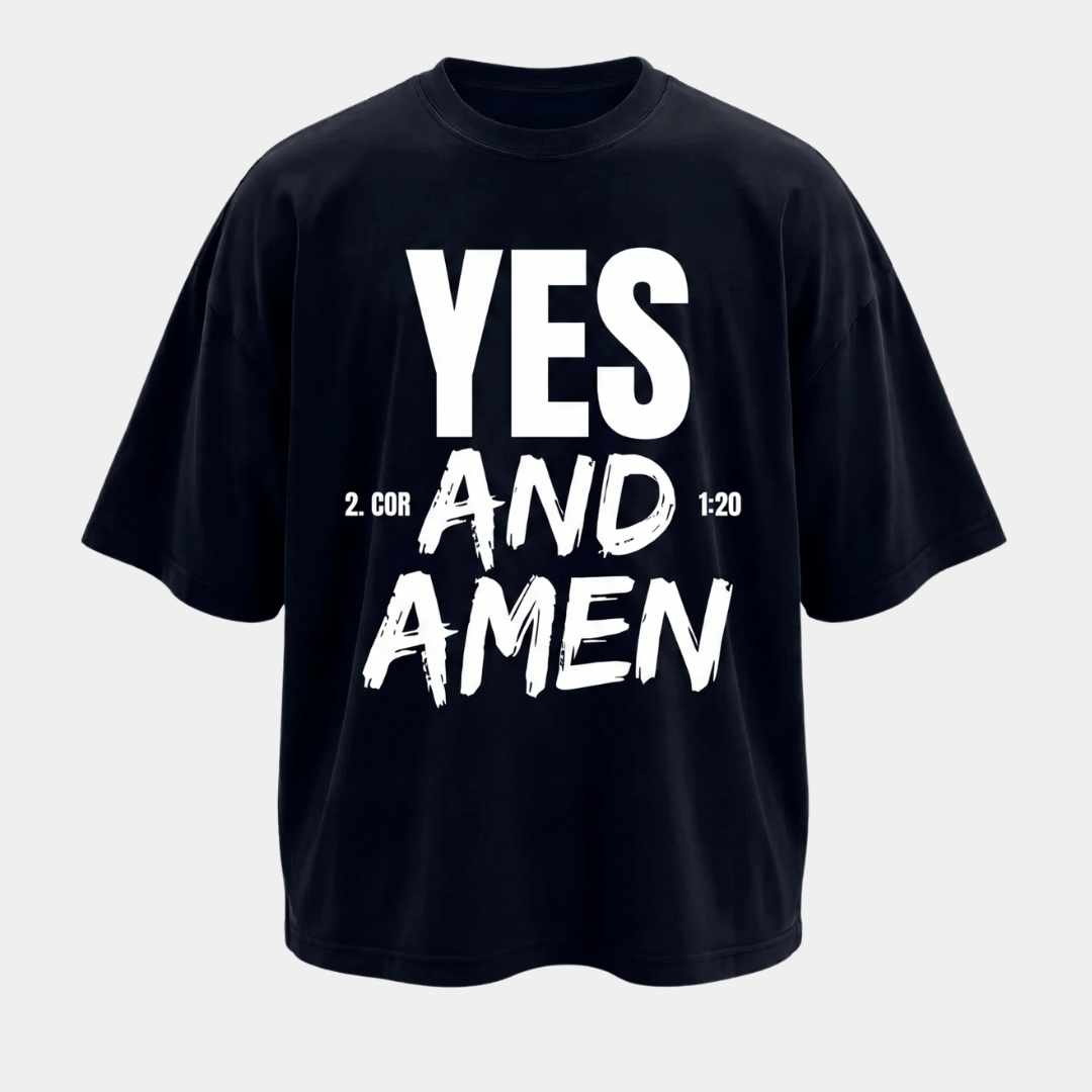 Tshirt oversized- MUJER-  YES AND AMEN