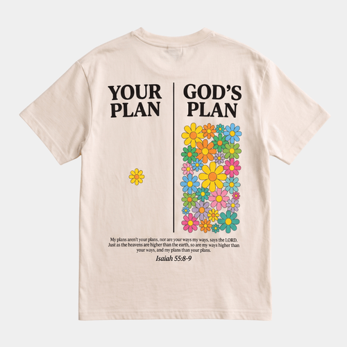 Tshirt oversized YOUR PLAN GOD PLAN / MUJER
