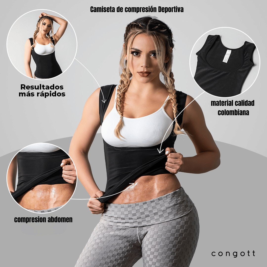 Chaleco Deportivo de Compresión | Moldea tu Abdomen y Mejora tu Entrenamiento