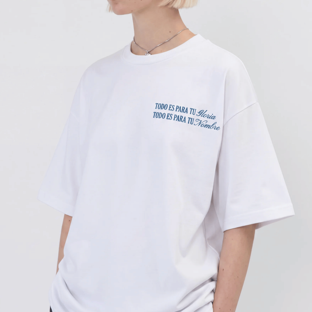 Tshirt oversized TODO ES PARA TU Gloria / MUJER