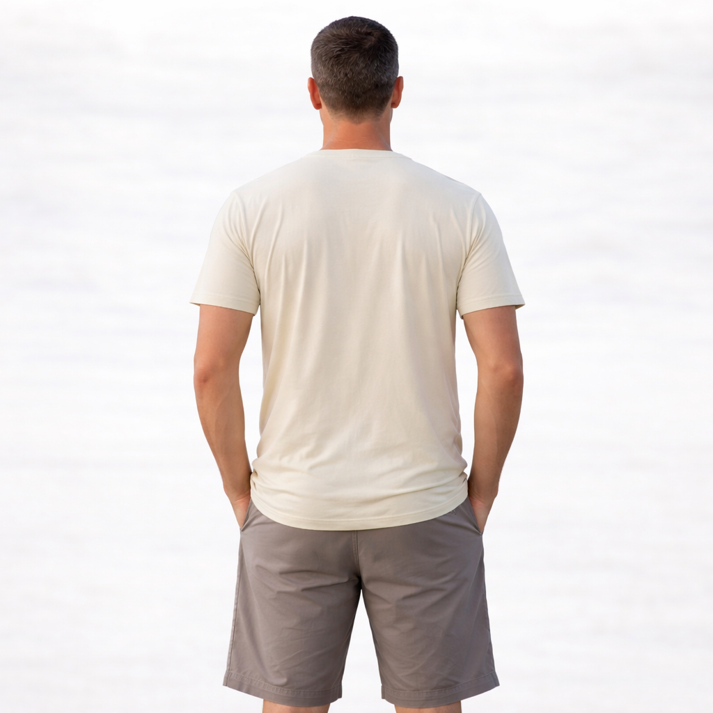 CAMISETA CAMEL CRUZ JESUS / HOMBRE