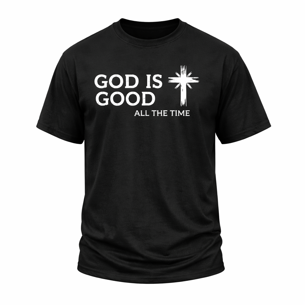 CAMISETA NEGRA GOD IS GOD ALL THE TIME / HOMBRE