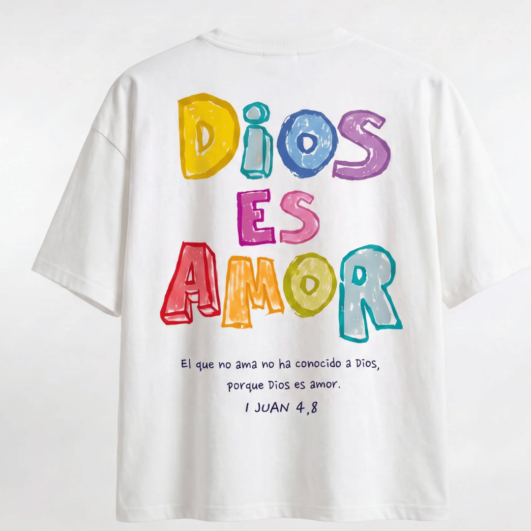 Tshirt oversized DiOS ES AMOR / MUJER
