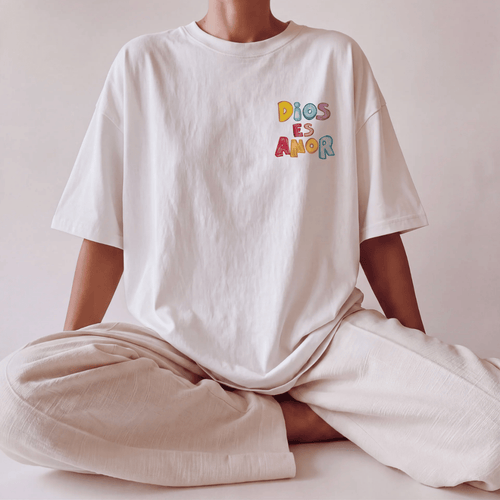 Tshirt oversized DiOS ES AMOR / MUJER