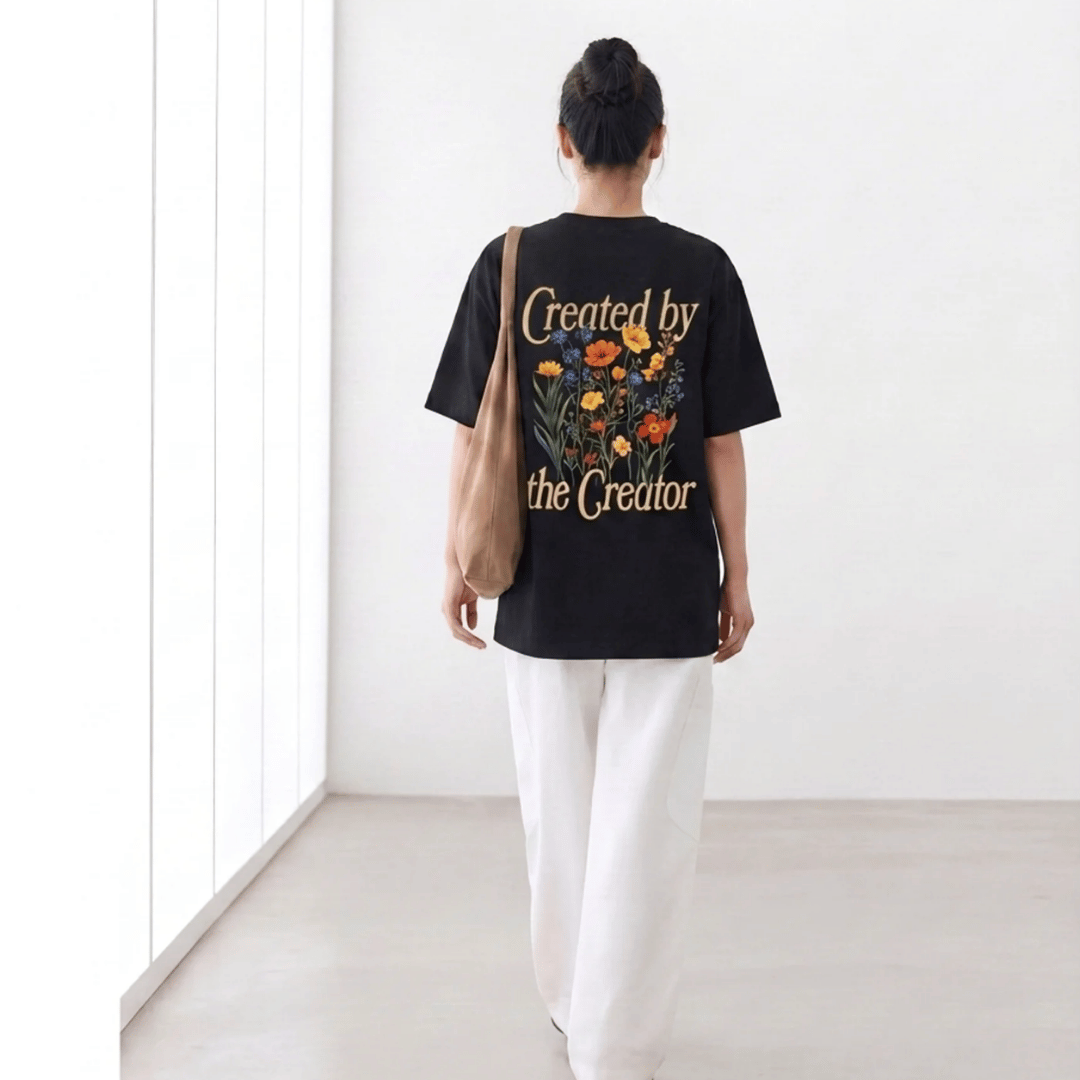 Tshirt oversized Created, by the Creditor / MUJER