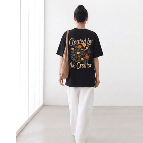Tshirt oversized Created, by the Creditor / MUJER