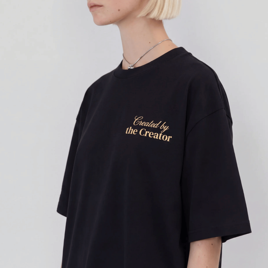 Tshirt oversized Created, by the Creditor / MUJER