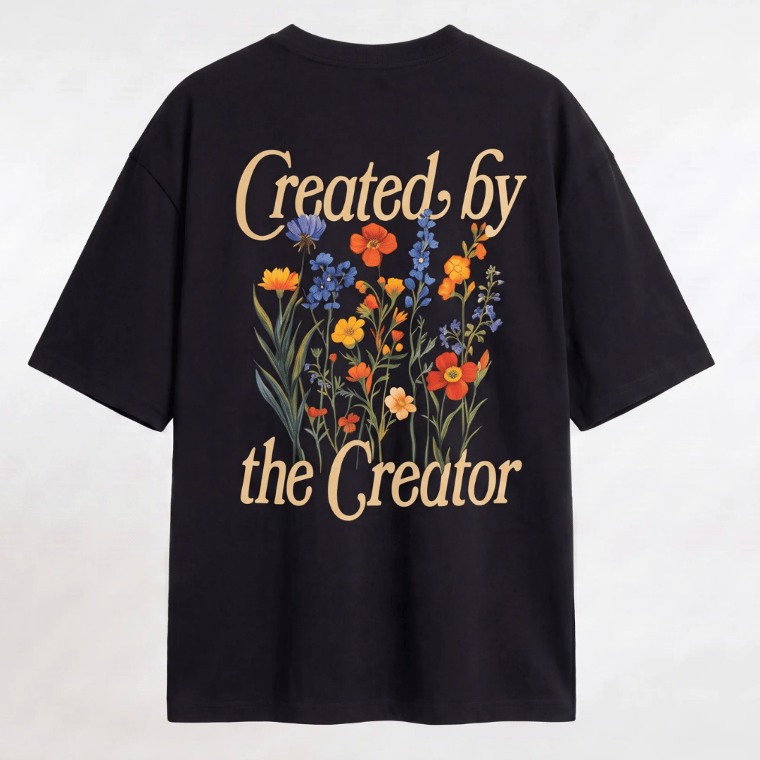Tshirt oversized Created, by the Creditor / MUJER