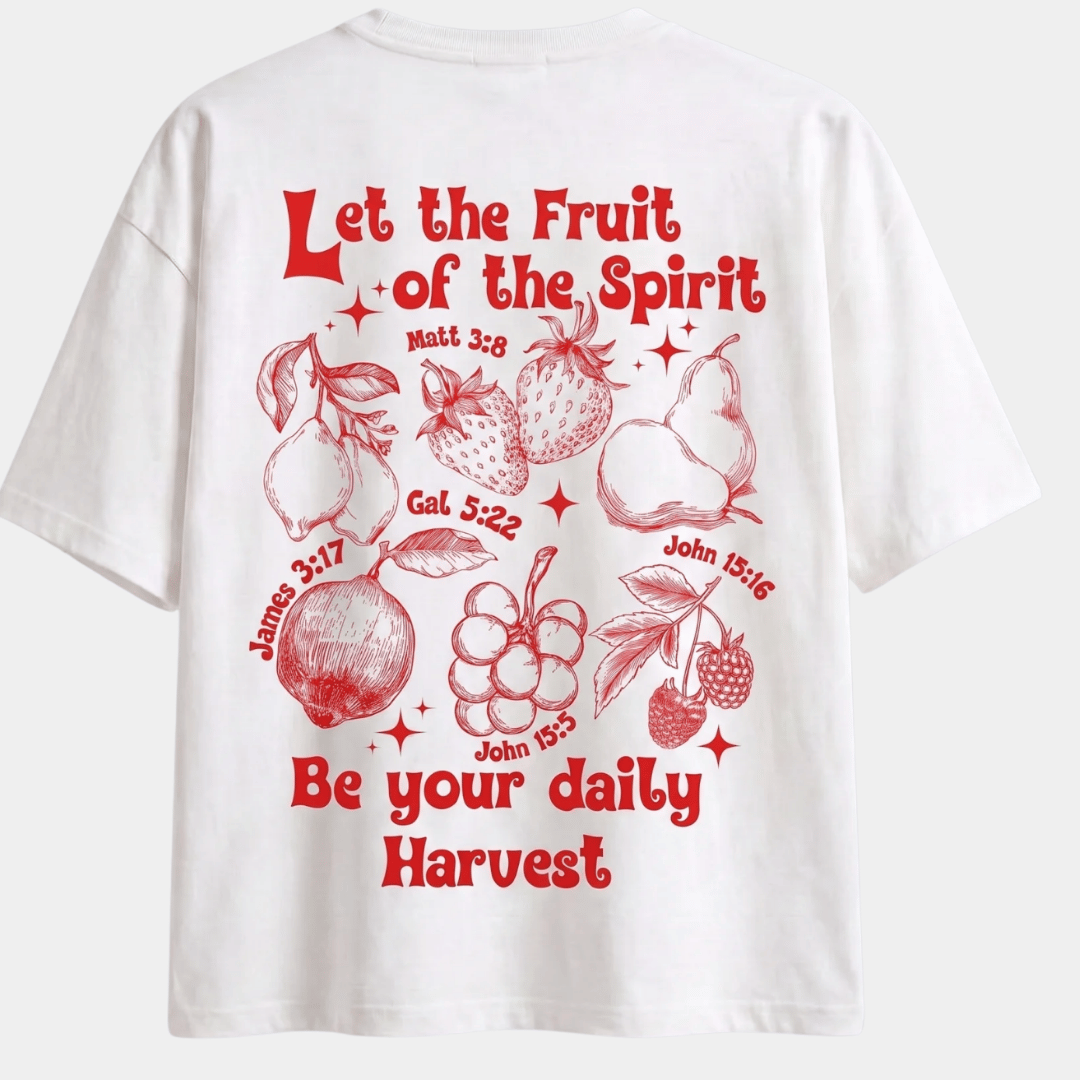 Tshirt oversized Let the Fruit of the Spirit / MUJER