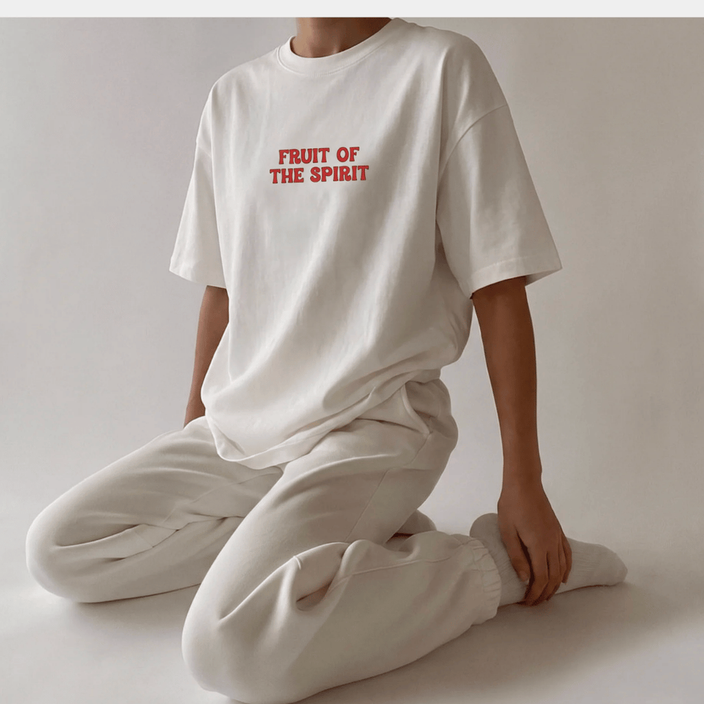 Tshirt oversized Let the Fruit of the Spirit / MUJER