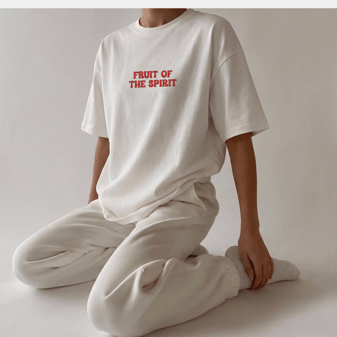 Tshirt oversized Let the Fruit of the Spirit / MUJER