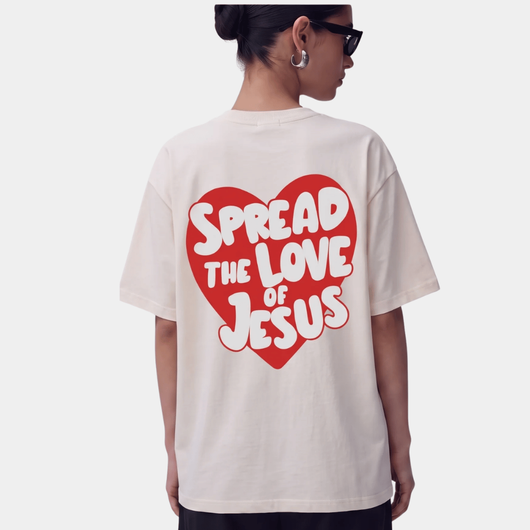 Tshirt oversized SPREAD JESUS / MUJER