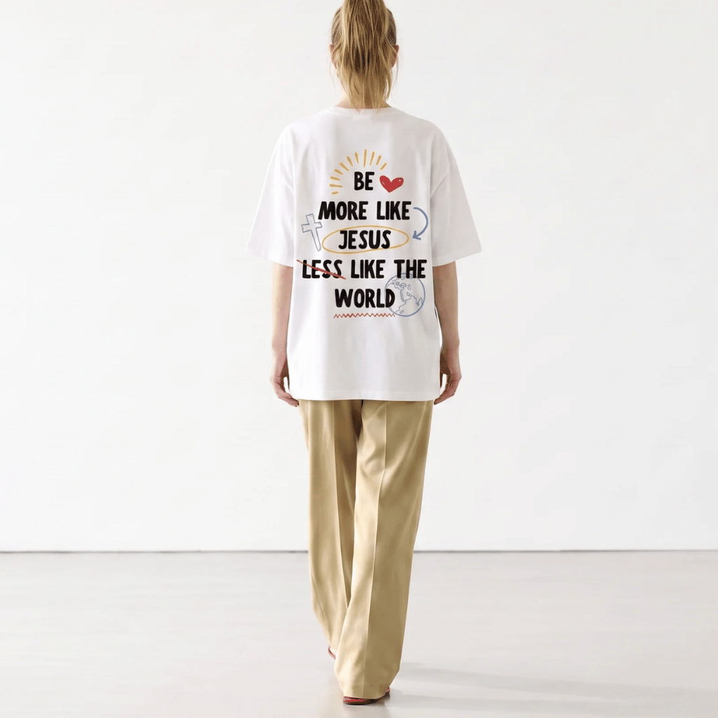 CAMISETA BE MORE LIKE JESUS / MUJER