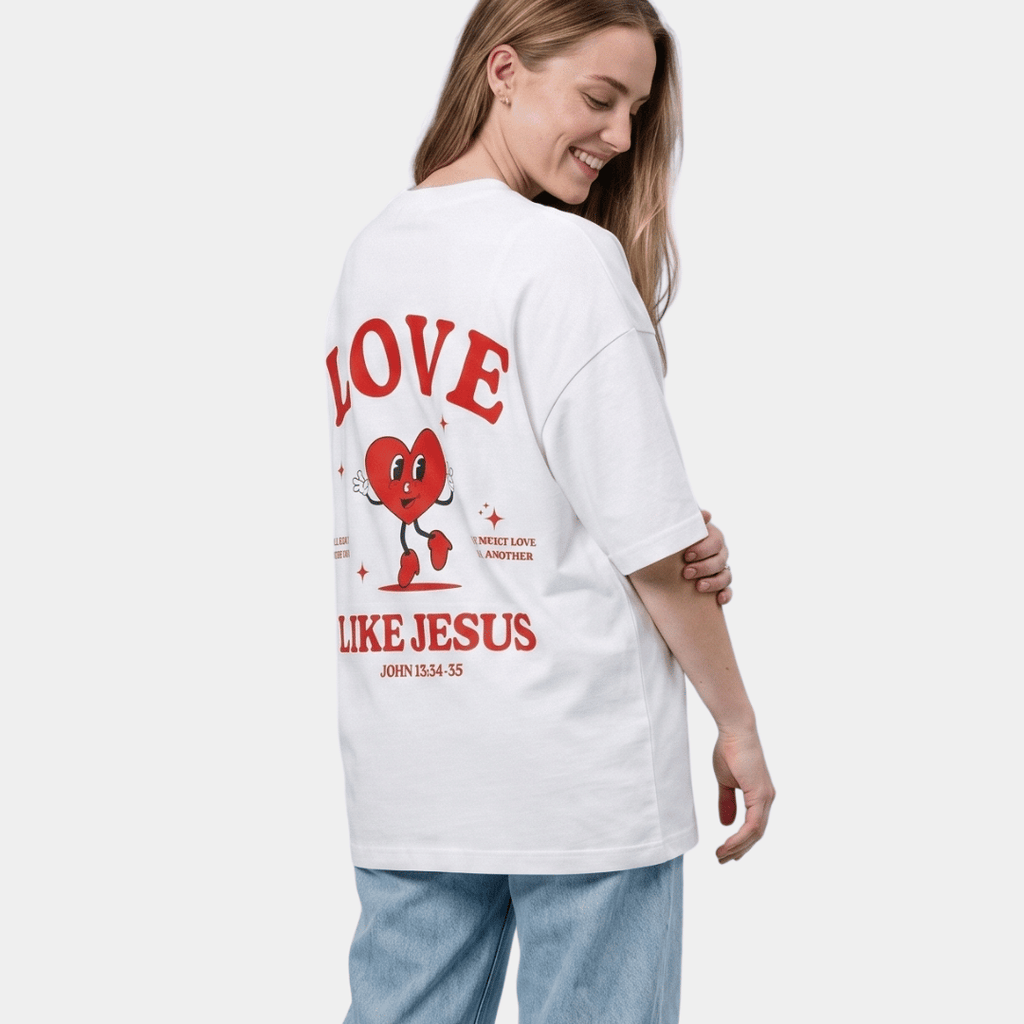 CAMISETA LOVE LIKE JESUS / MUJER