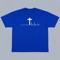 Tshirt oversized- AZUL CARDIO / HOMBRE