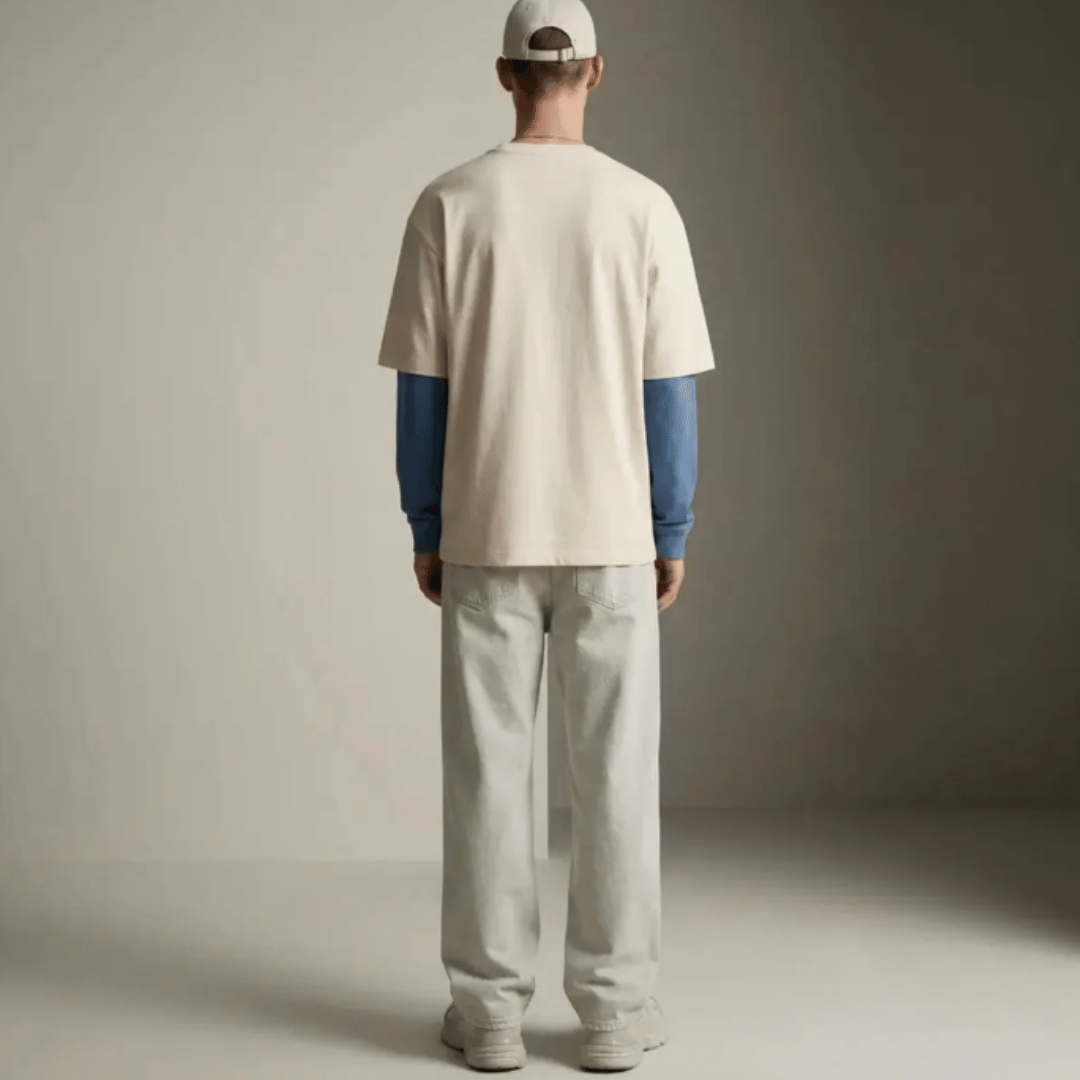 Tshirt oversized- CAMEL CRUZ JESUS / HOMBRE