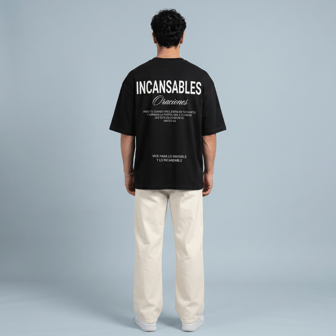 Tshirt oversized- INCANSABLES Oraciones/ HOMBRE