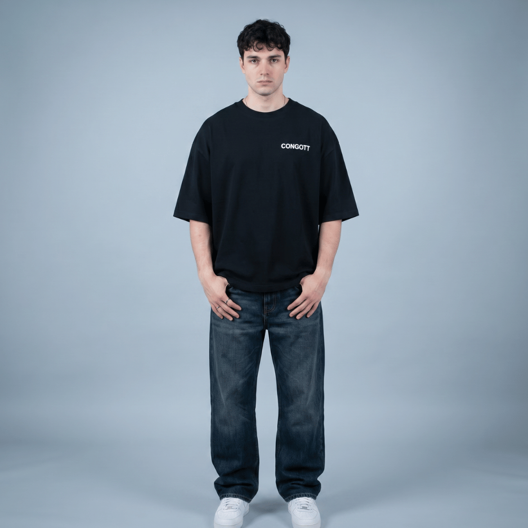 Tshirt oversized-DIOS ESTA EN CONTROL/ HOMBRE
