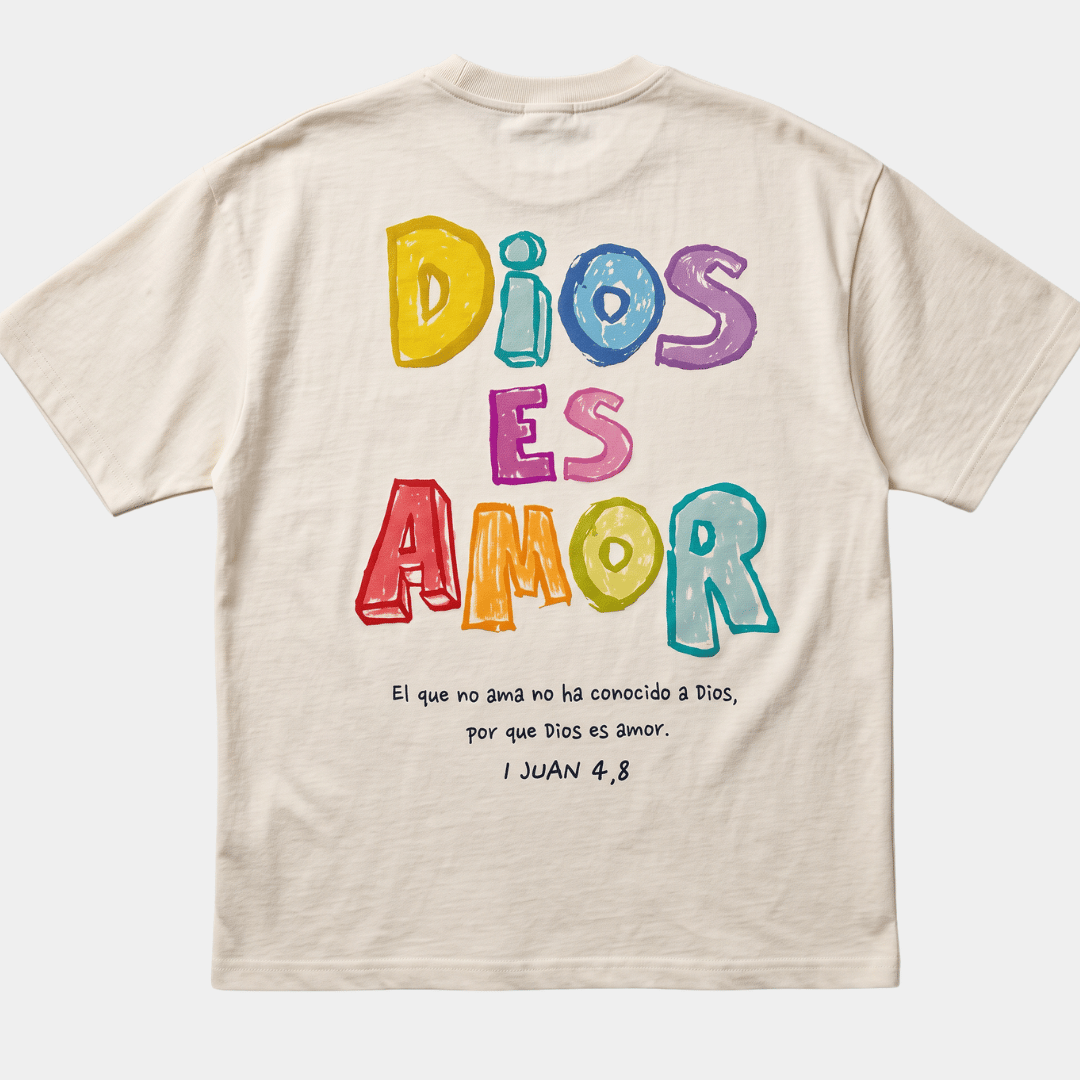 Tshirt oversized DiOS ES AMOR / MUJER