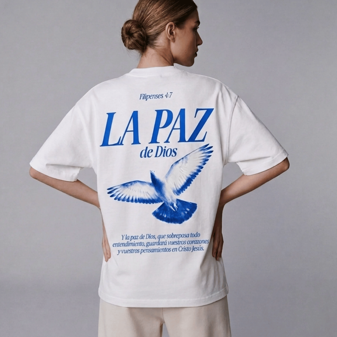 Tshirt oversized-LA PAZ DE DIOS-MUJER