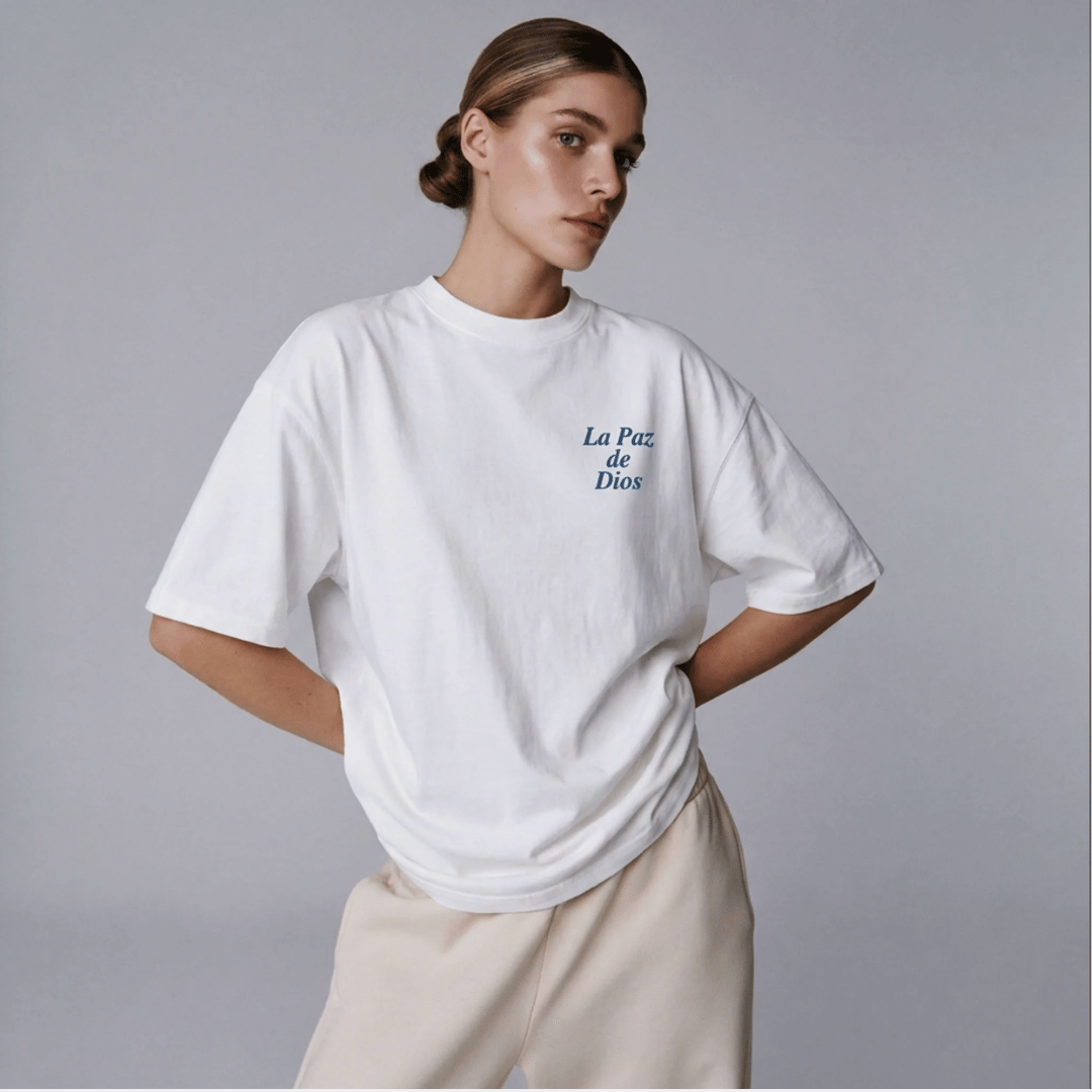 Tshirt oversized-LA PAZ DE DIOS-MUJER