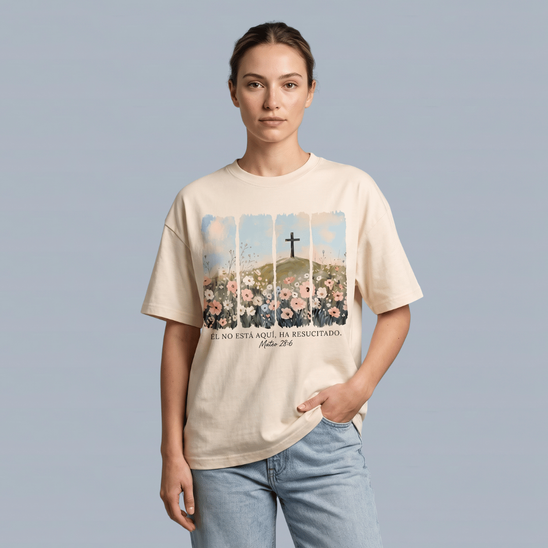 Tshirt oversized-A RESUCITADO / MUJER