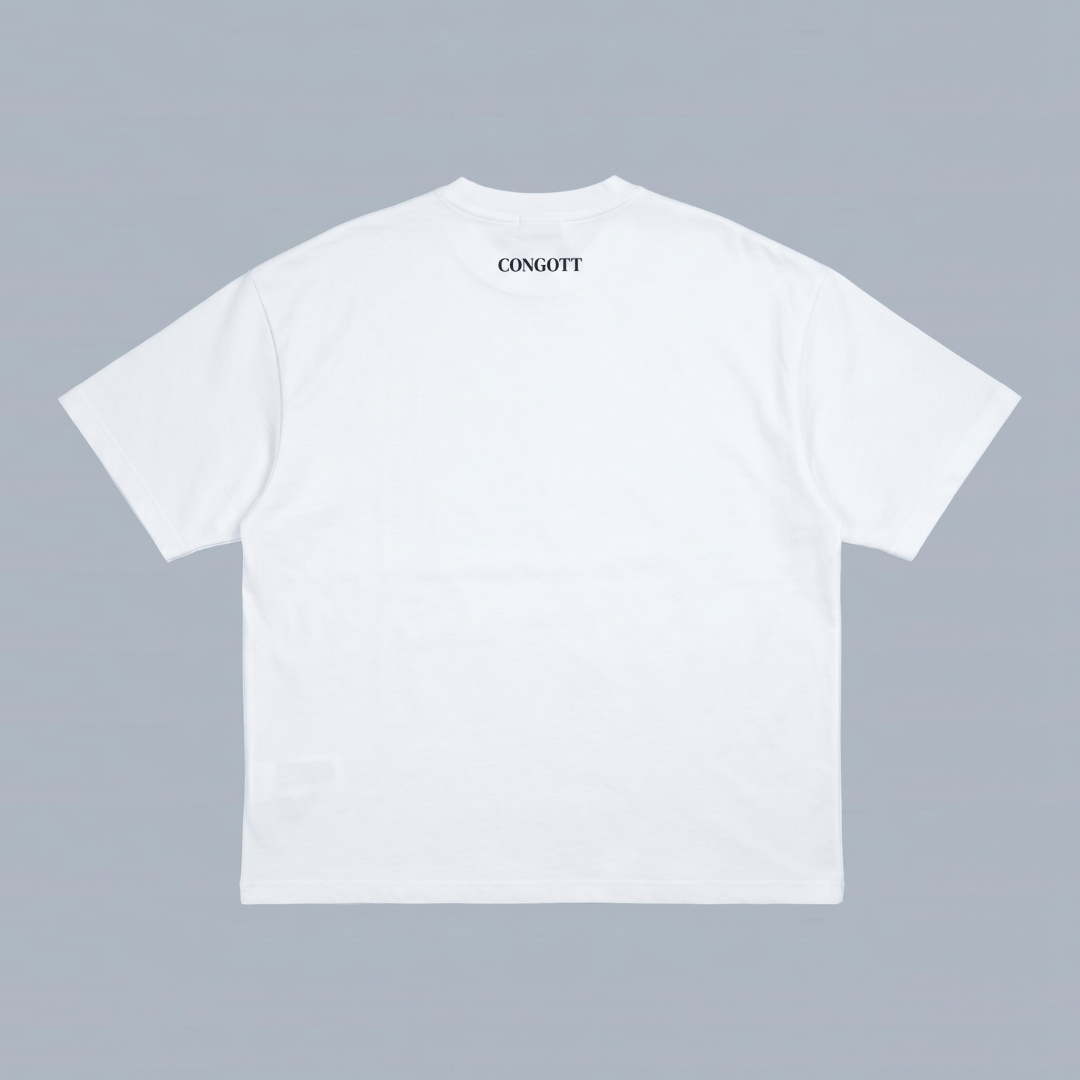Tshirt oversized-BLANCO JESUS CORONA