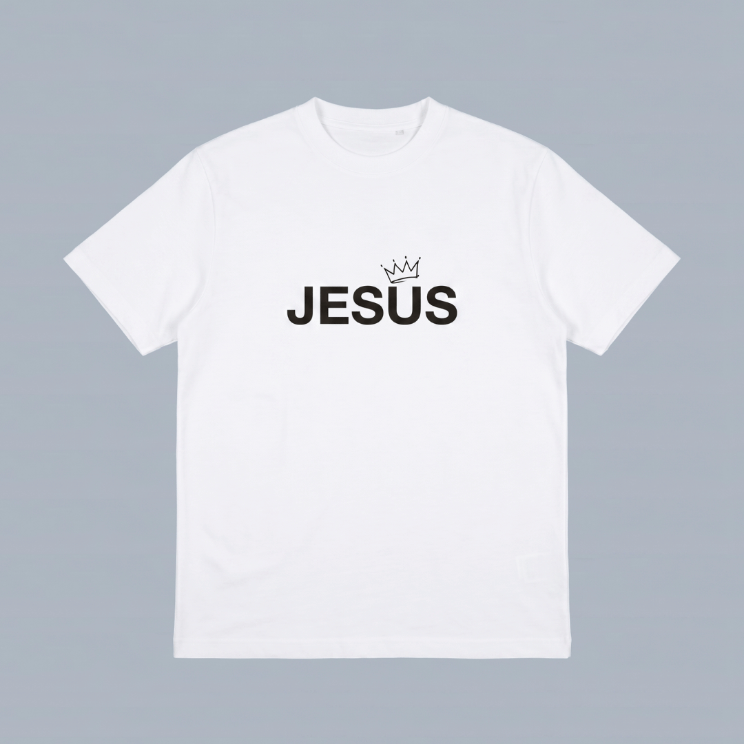 Tshirt oversized-BLANCO JESUS CORONA