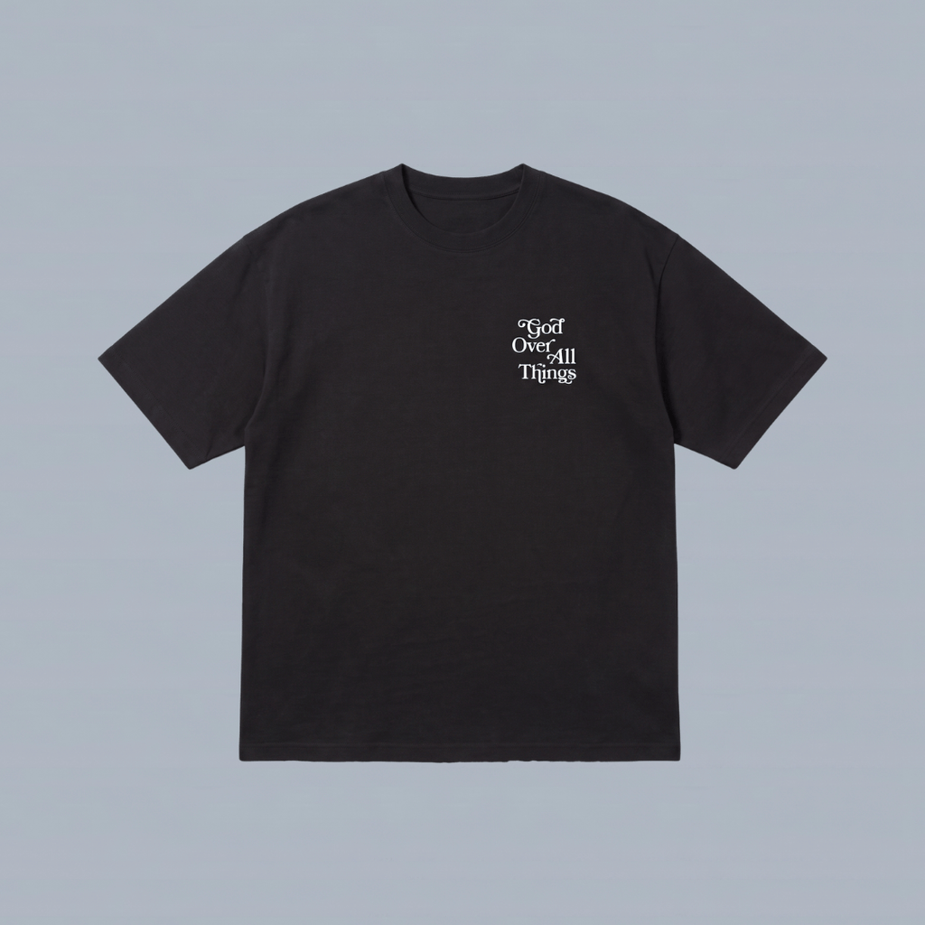 Tshirt oversized GOD OVER ALL THINGS / Hombre