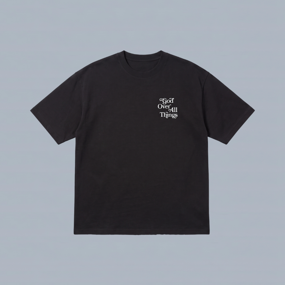 Tshirt oversized GOD OVER ALL THINGS / Hombre