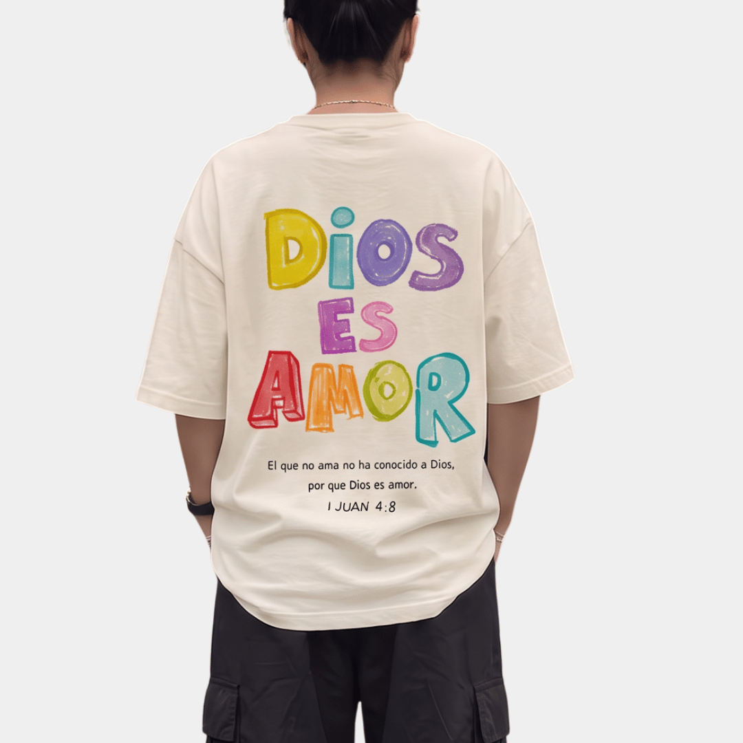 Tshirt oversized DiOS ES AMOR / MUJER
