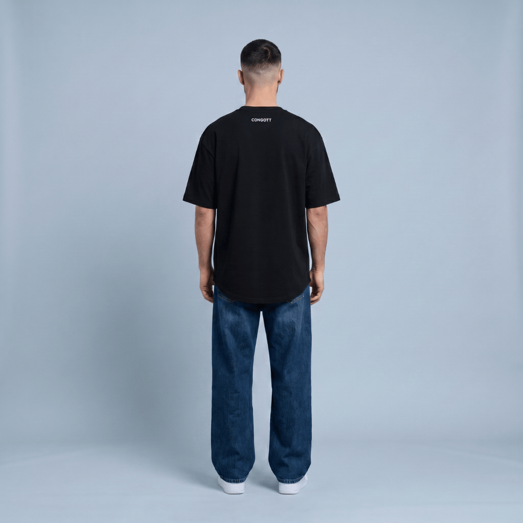Tshirt oversized- JESUS IS MY LIFELINE / HOMBRE
