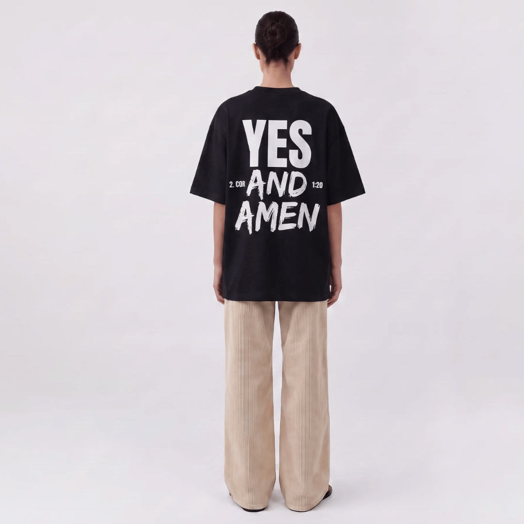 Tshirt oversized- MUJER-  YES AND AMEN