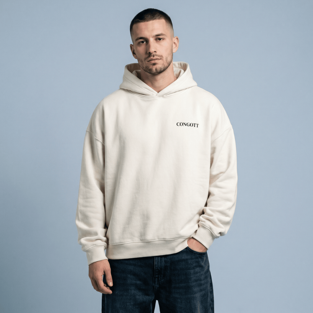 Buzo UNISEX JESUS LOVE YOU BLANCO
