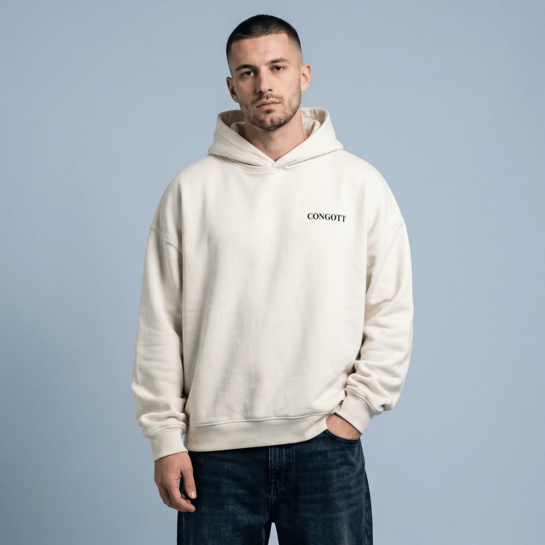 Buzo UNISEX JESUS LOVE YOU BLANCO