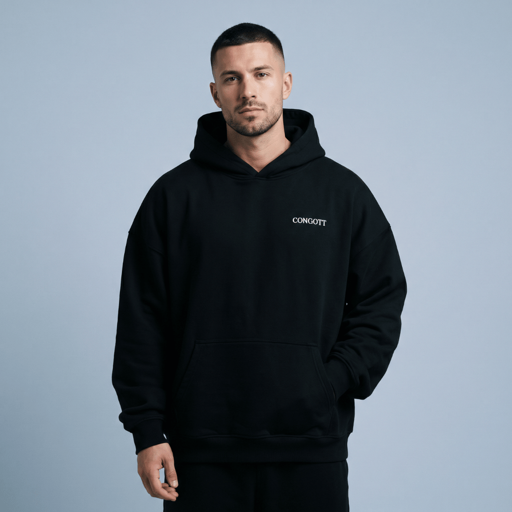 Buzo UNISEX JESUS LOVE YOU NEGRO