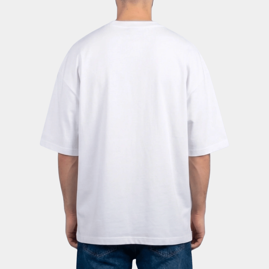 Tshirt oversized-ROJO JESUCRISTO EL CAMINO LA VERDAD Y LA VIDA